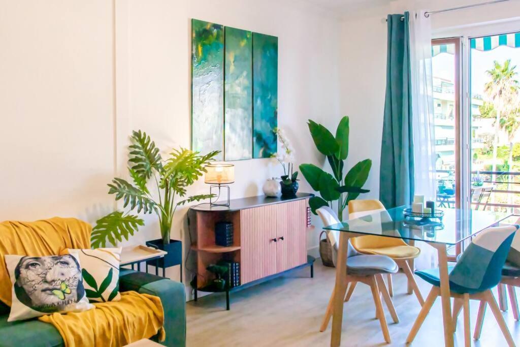 L45 Suite St Marguerite Sea View/ Balcon, Parking Wifi Nice Eksteriør bilde