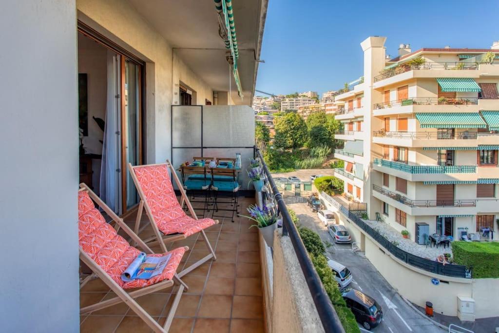 L45 Suite St Marguerite Sea View/ Balcon, Parking Wifi Nice Eksteriør bilde